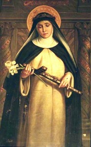 Catherine of Siena for post on abiding in Christ