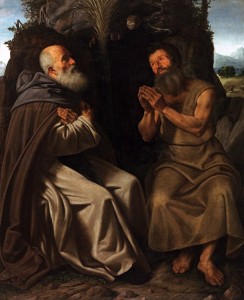 Savoldo,_santi_antonio_abate_e_paolo Wikimedia Commons for post on God's mercy