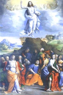 BenvenutoTisiDaGarofaloAscensionOfChristWGA08474 for post on the Ascension of Our Lord: Forty Days after Easter