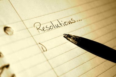 NewYearResolutionsListSepia for post on simple resolutions