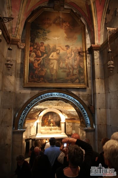 Descending to the Grotto of the Benedictus