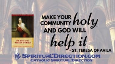 30 Days with Teresa of Avila 600x334 make your community holy