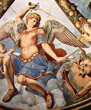 St Michael Archangel-Angelo_Bronzino_010 learning to be scrappy in the spiritual life