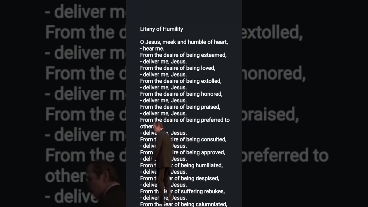 What are good prayers to grow in humility?